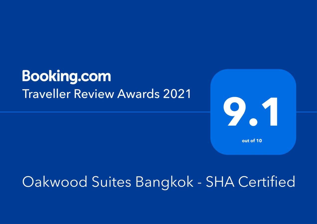 Oakwood Suites Bangkok Kültér fotó Booking.com Traveller Review Awards 2021