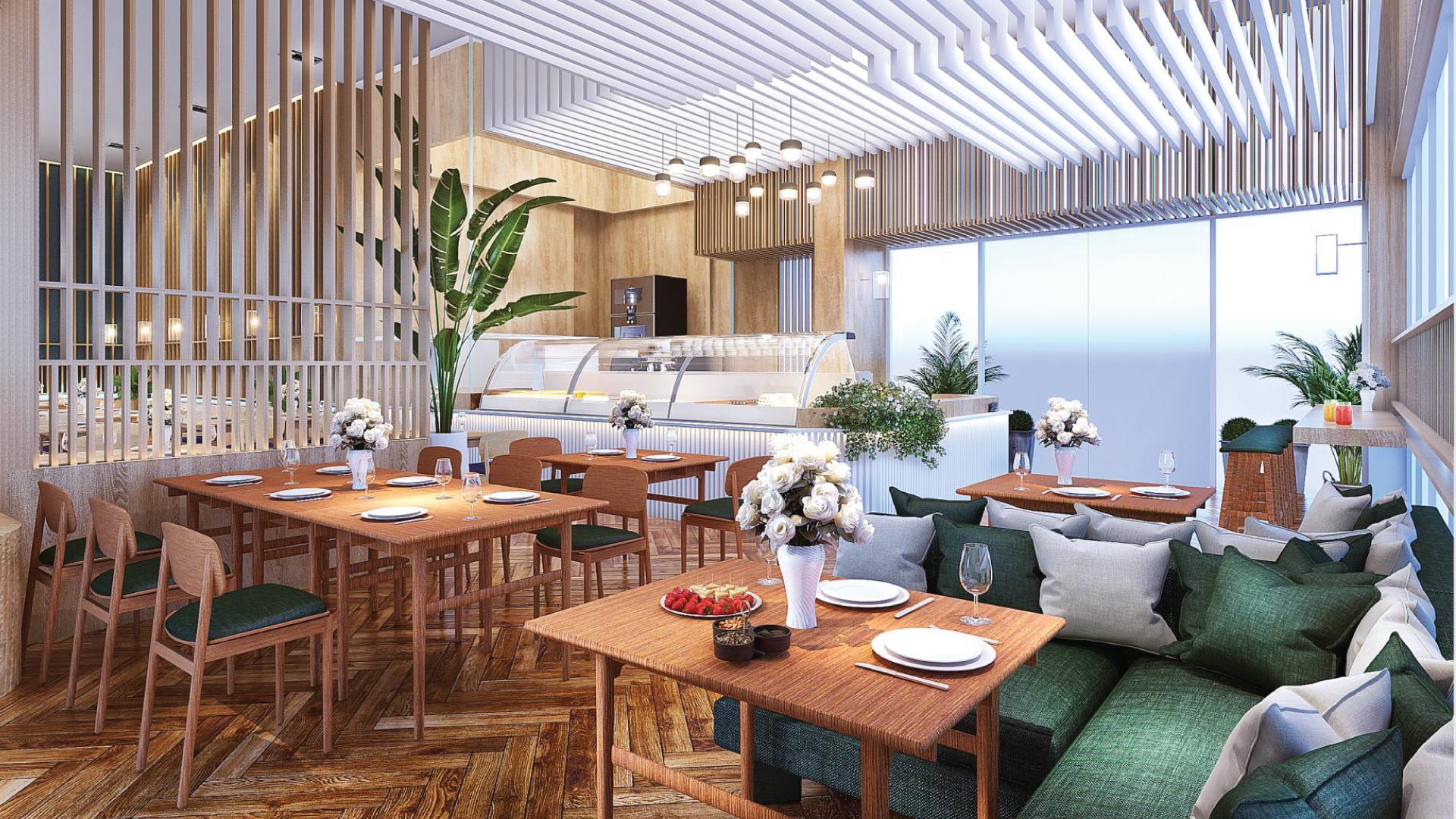 Oakwood Suites Bangkok Kültér fotó The interior of the restaurant